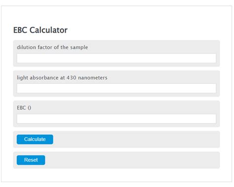 srm to ebc calculator.